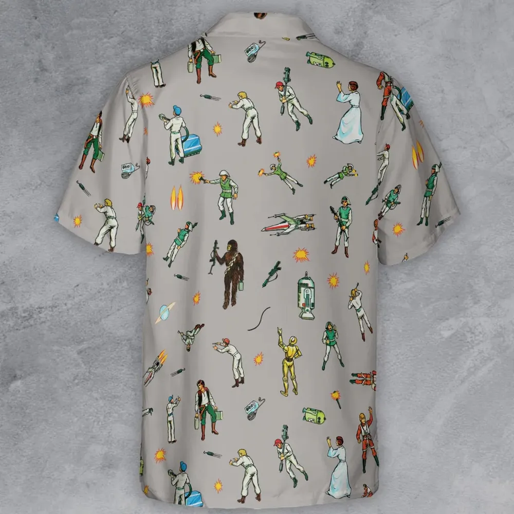 Escape from the Death Star Star Wars Button Down Shirt - 3