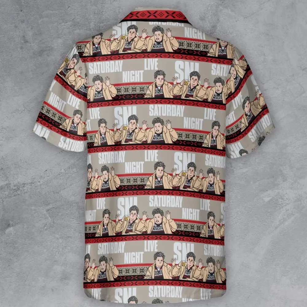 Drunk Uncle on the Holidays SNL Saturday Night Live Button Down Shirt - 3