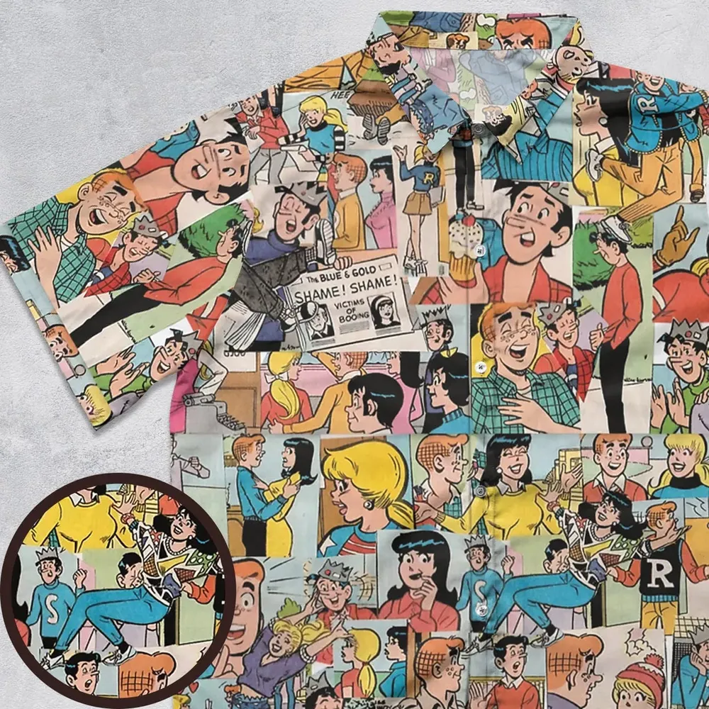 Archie Comics Characters Button Down Shirt - 1
