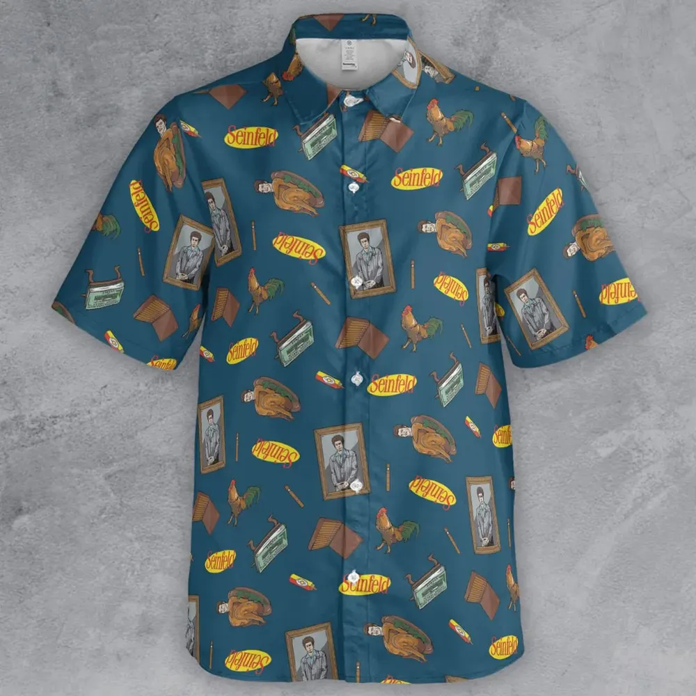 Seinfeld Kramer Icons Pop Culture Button Down Shirt - 2