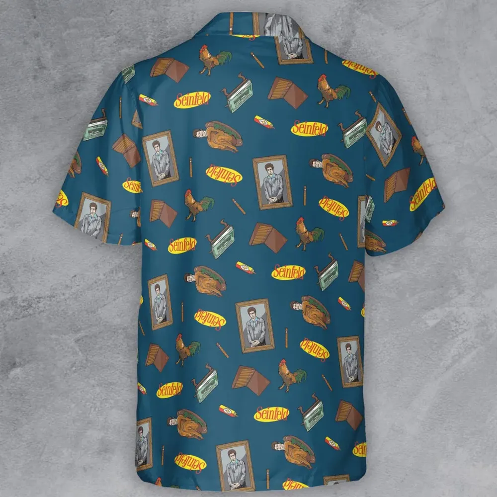Seinfeld Kramer Icons Pop Culture Button Down Shirt - 3