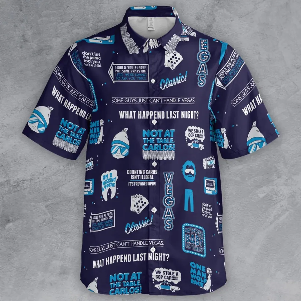 What Happened Last Night The Hangover Button Down Shirt - 2