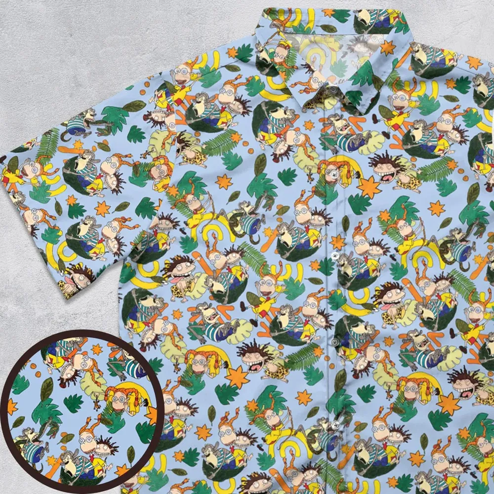 The Wild Thornberrys Characters Button Down Shirt - 1