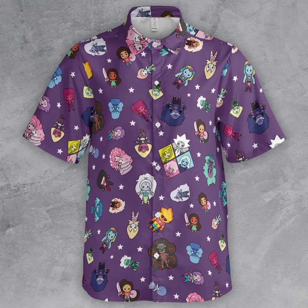 Crystal Gems Steven Universe Button Down Shirt - 2