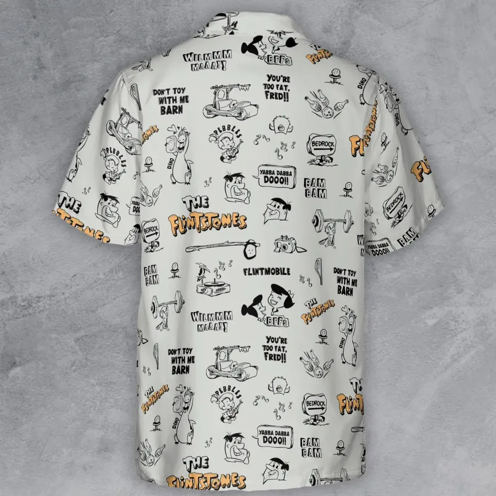 Don't Toy with Me Barn The Flintstones Button Down Shirt - 3