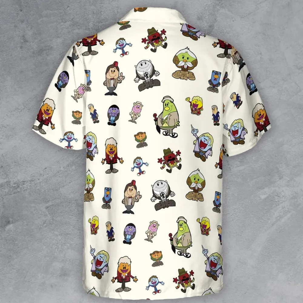 Doctor Who and Mr Men Pattern Button Down Shirt - 3