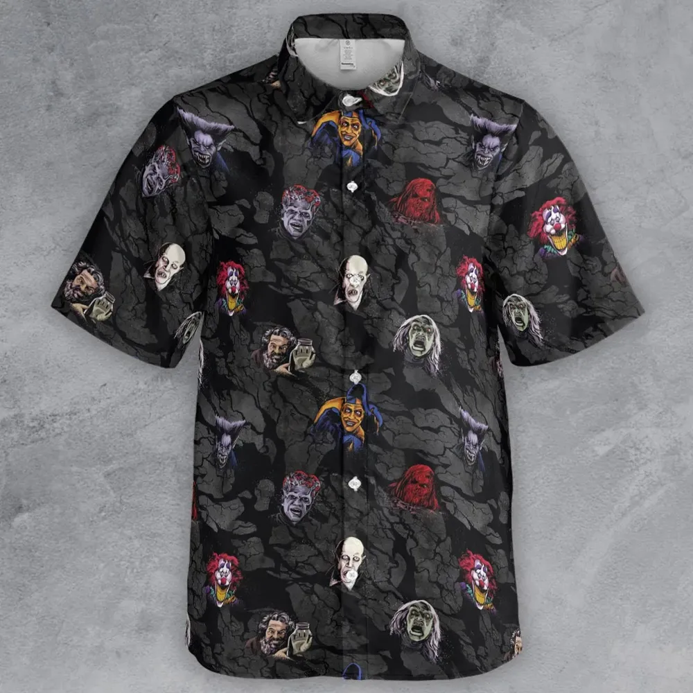 Cult Movie Characters Ghastly Grinner Nosferatu Button Down Shirt - 2