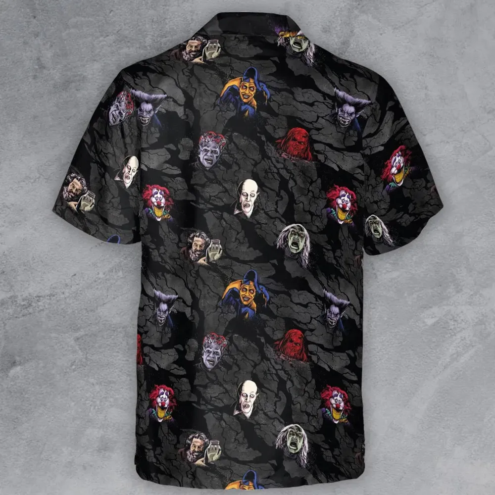 Cult Movie Characters Ghastly Grinner Nosferatu Button Down Shirt - 3