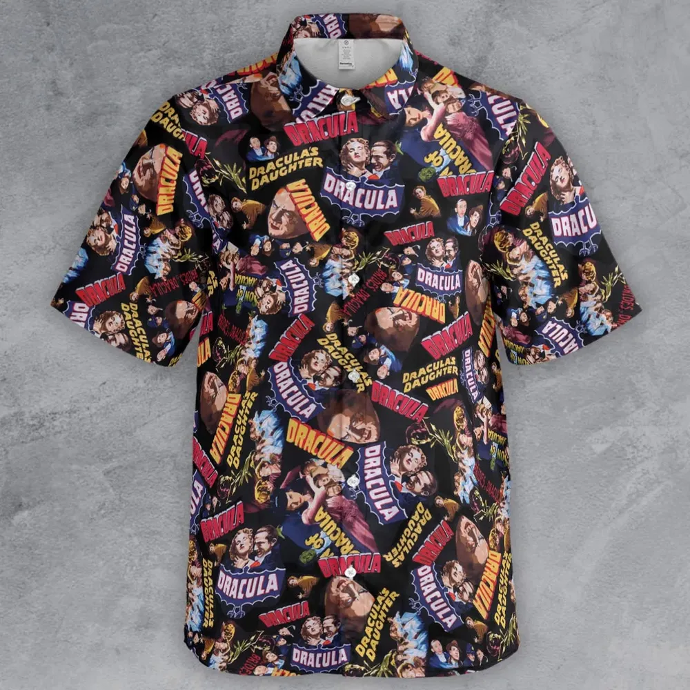 Classic Horror Films Button Down Shirt - 2