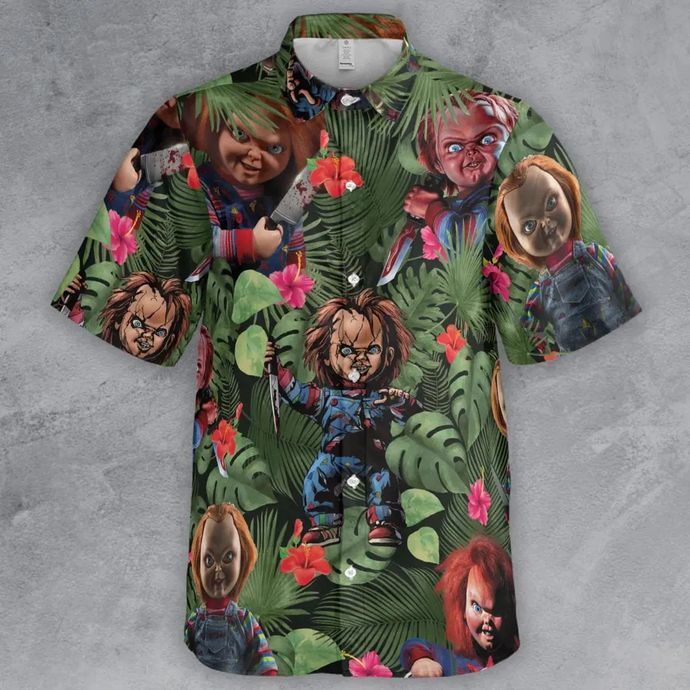 Chucky Just Wanna Have Fun Button Down Shirt - 2