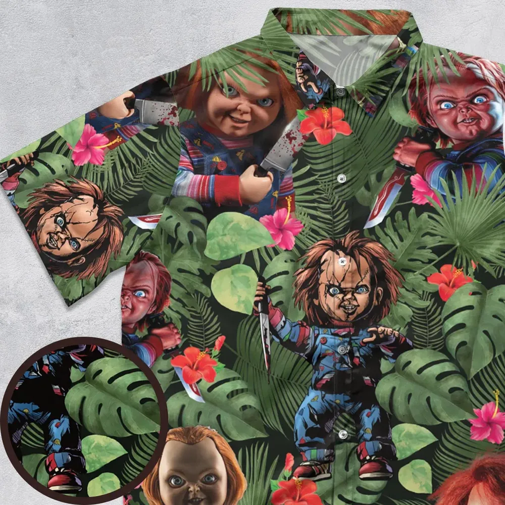Chucky Just Wanna Have Fun Button Down Shirt - 1