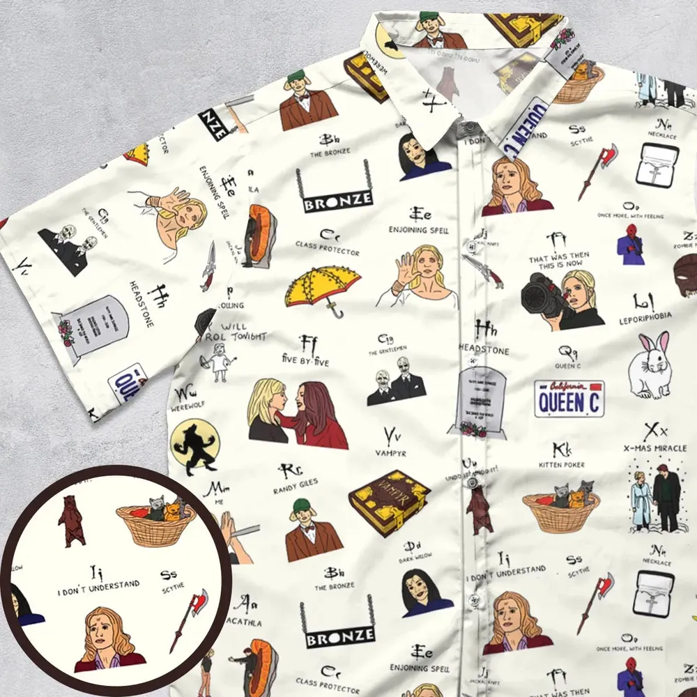 Buffy the Vampire Slayer Button Down Shirt - 1