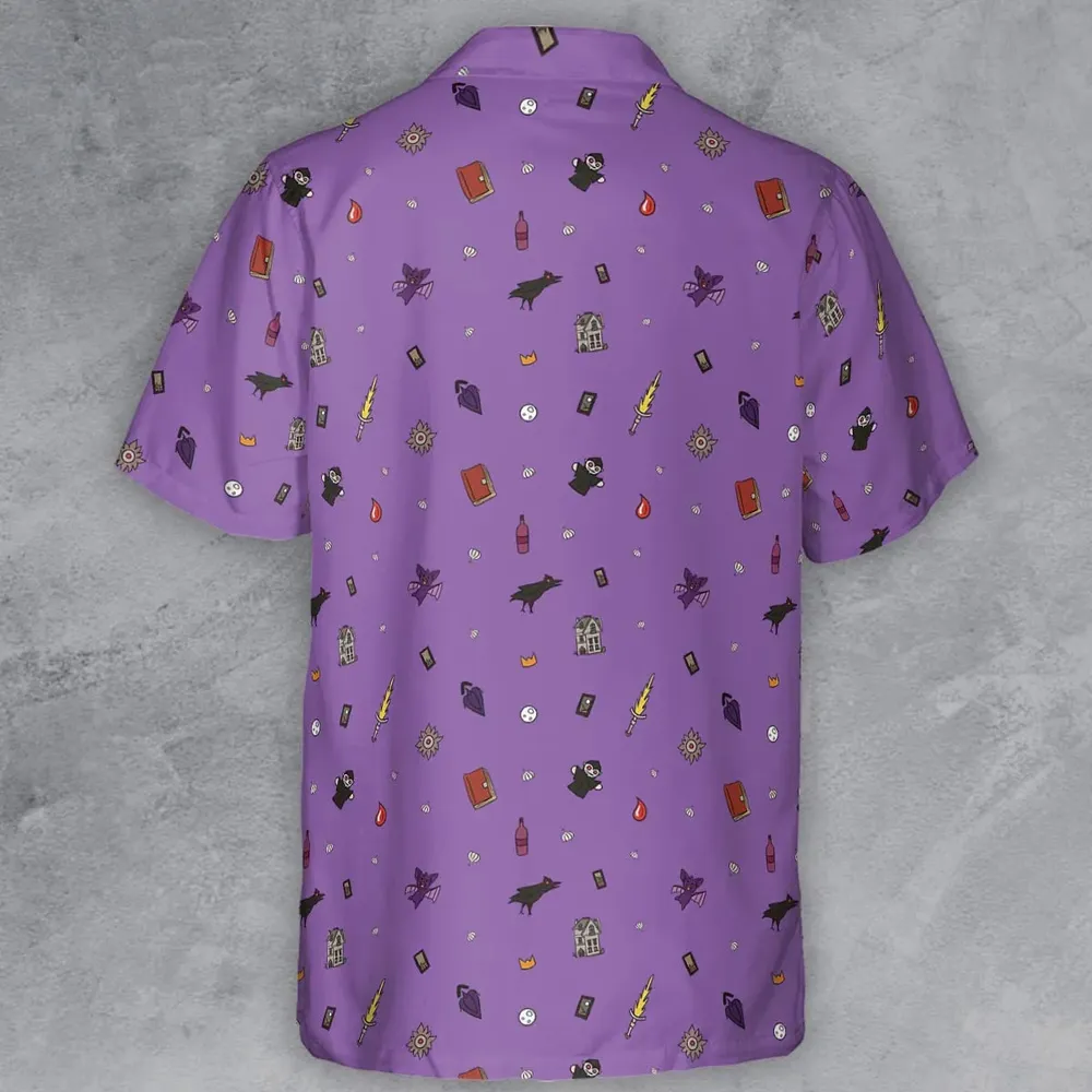 Barovia Dungeons and Dragons Pattern Button Down Shirt - 3