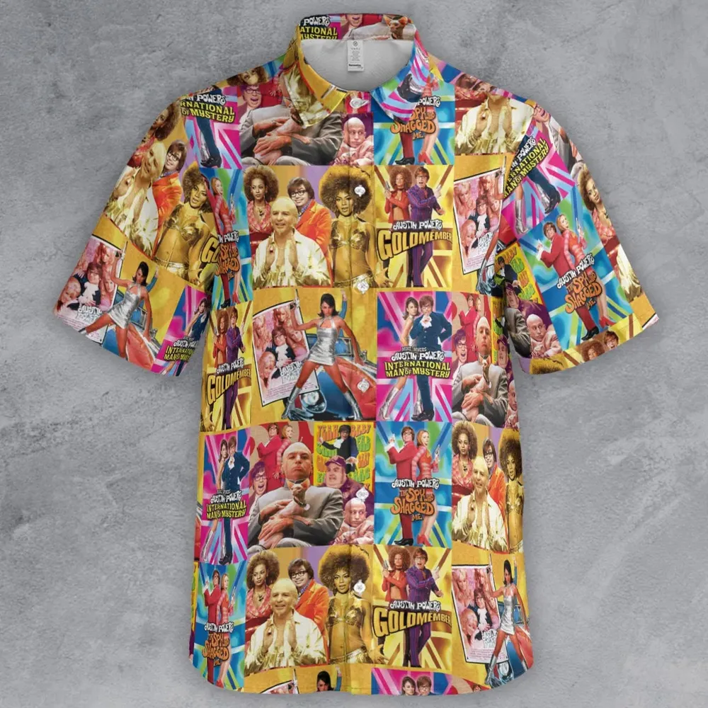 Austin Powers Gold Member Button Down Shirt - 2