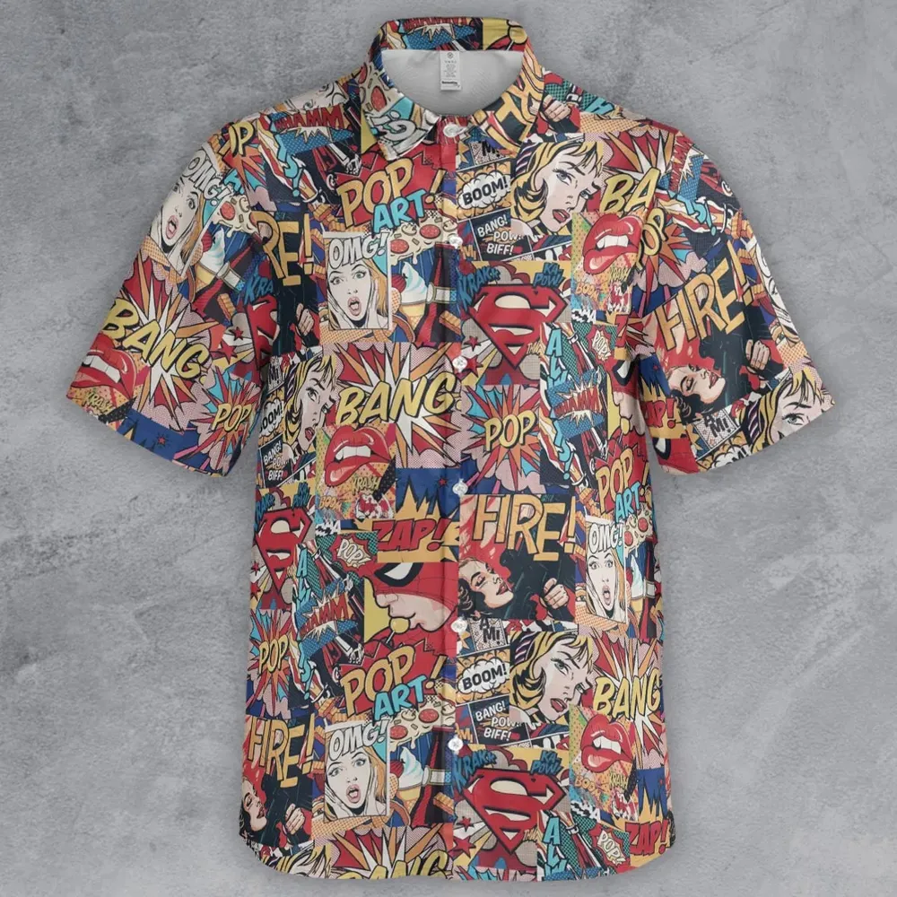Pop Art Button Down Shirt - 2