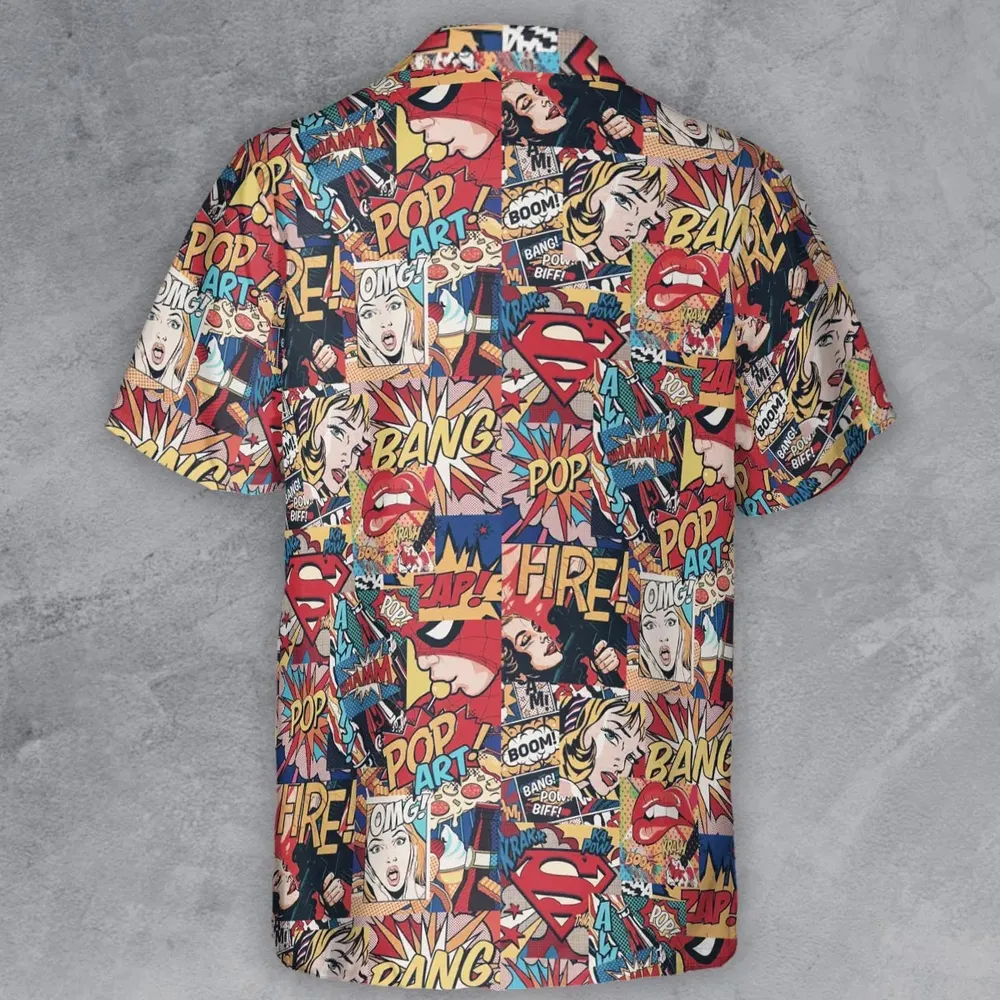 Pop Art Button Down Shirt - 3