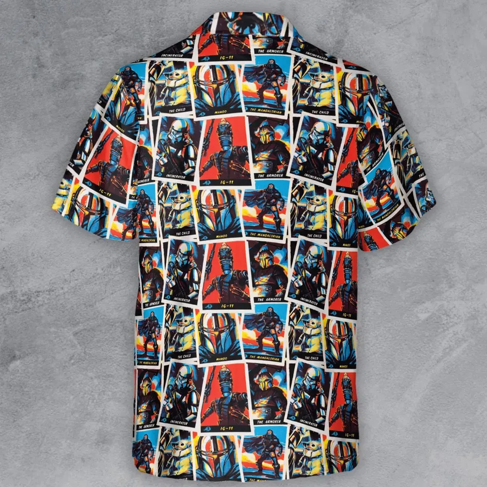 This Is The Way The Mando Pattern Button Down Shirt - 3