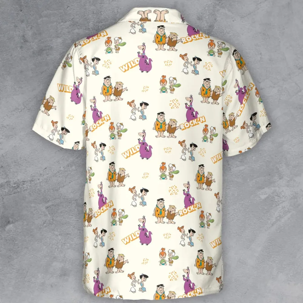 Rock'n The Flintstones Button Down Shirt - 3