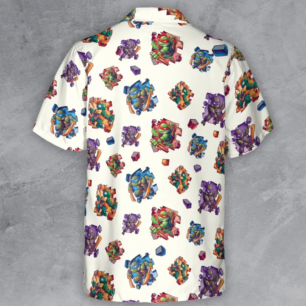 TMNT Break The Wall Button Down Shirt - 3