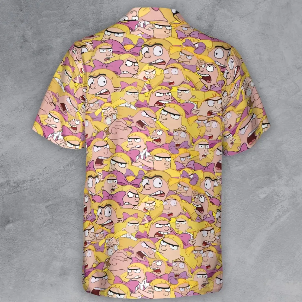 Helga G. Pataki Hey Arnold Button Down Shirt - 3