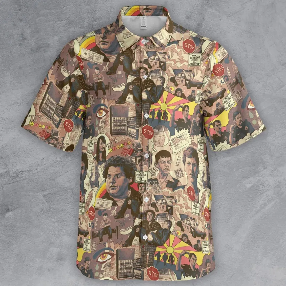 Retro Art Buddies Superbad Button Down Shirt - 2