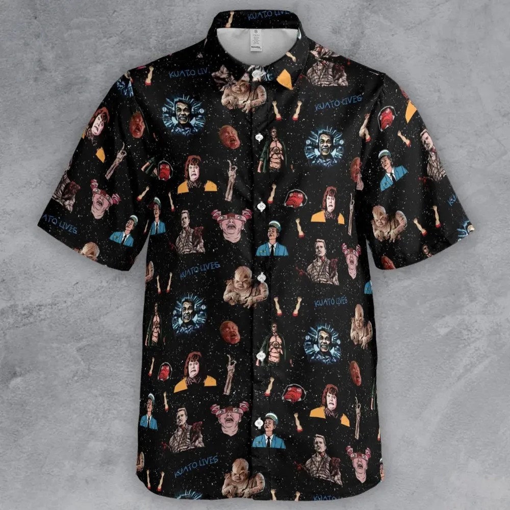 Total Recall Pattern Button Down Shirt - 2
