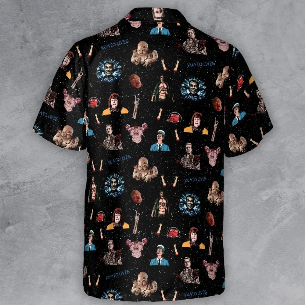 Total Recall Pattern Button Down Shirt - 3