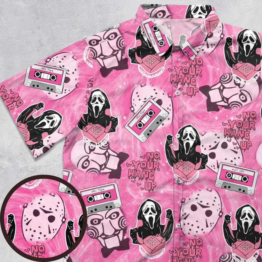 No Your Hang Up Mix Tape Button Down Shirt - 1