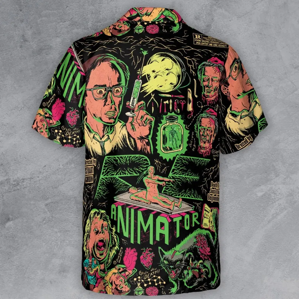 Herbert West–Reanimator Button Down Shirt - 3