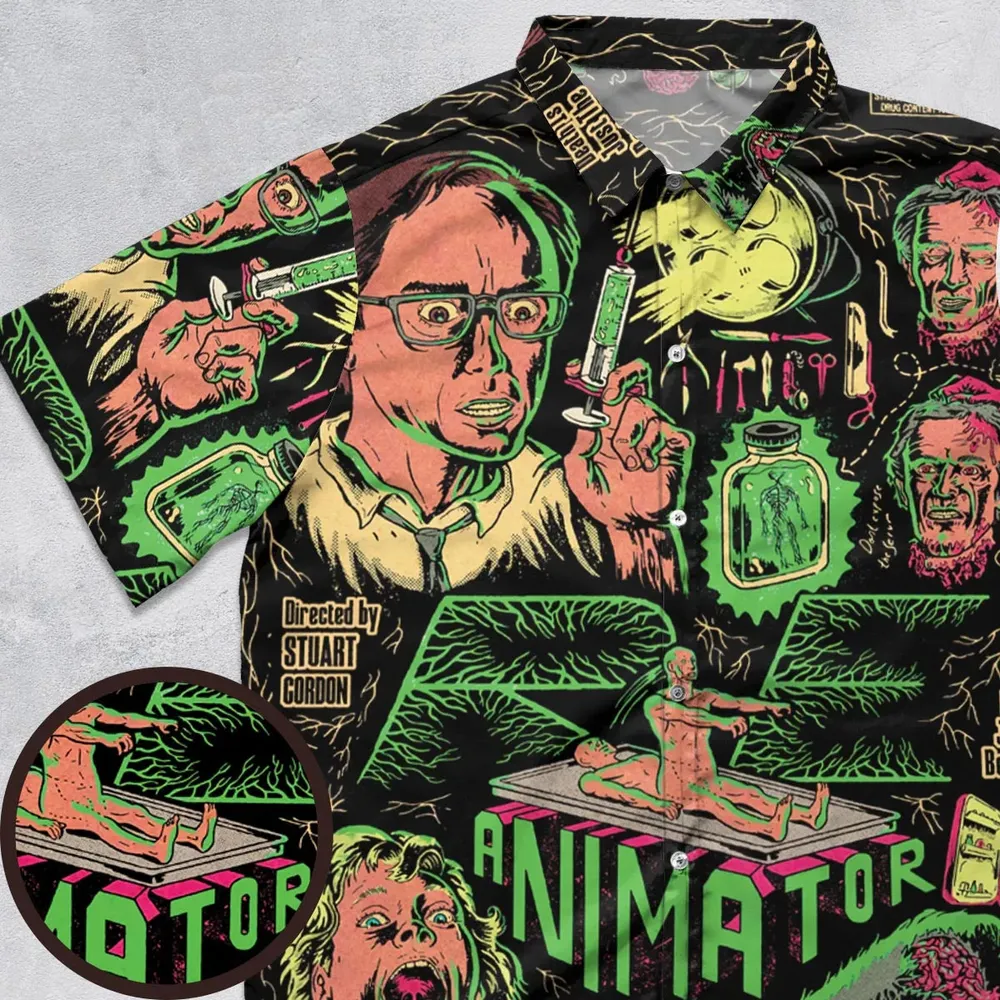 Herbert West–Reanimator Button Down Shirt - 1