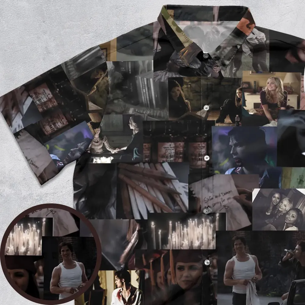 Memorable Vampire Moments The Vampire Diary Button Down Shirt - 1