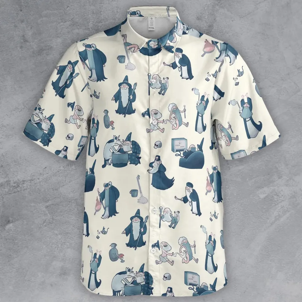 Shared Flat For Wizards Button Down Shirt - 2