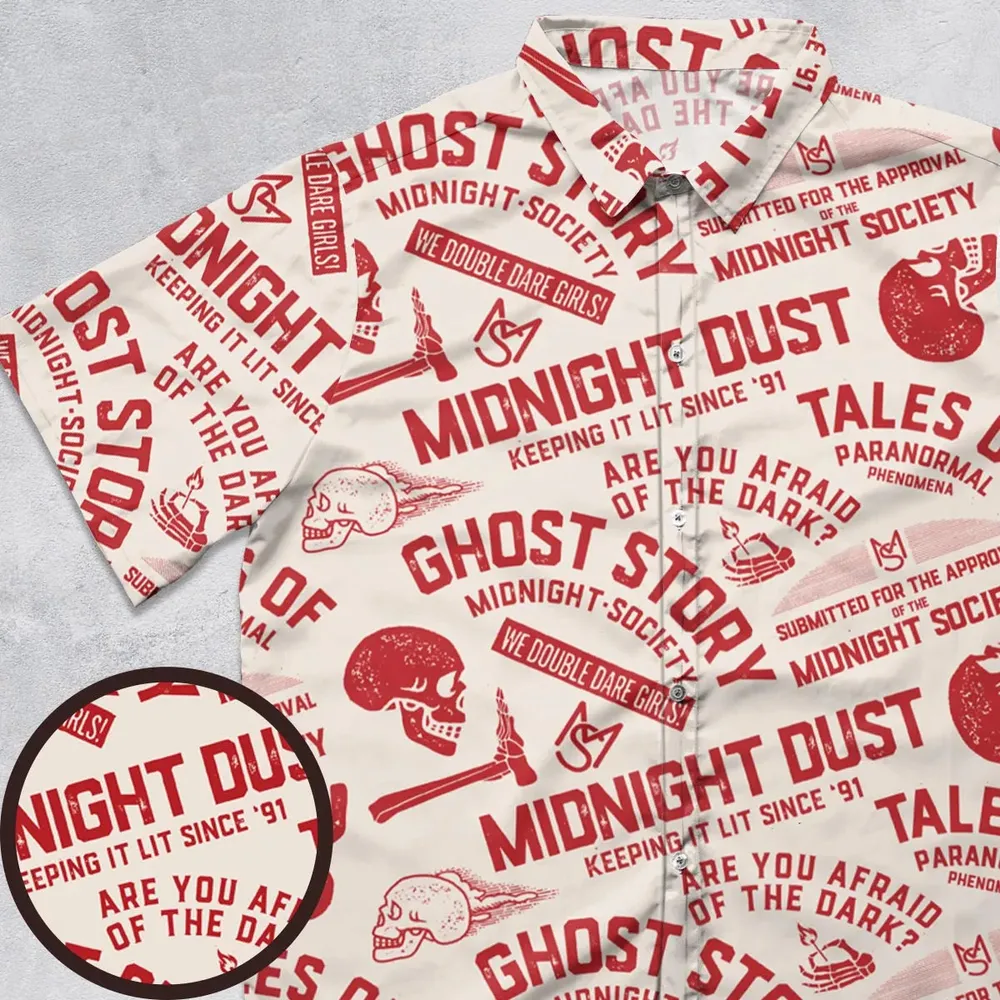 Midnight Dust Are You Afraid Of Dark Button Down Shirt - 1