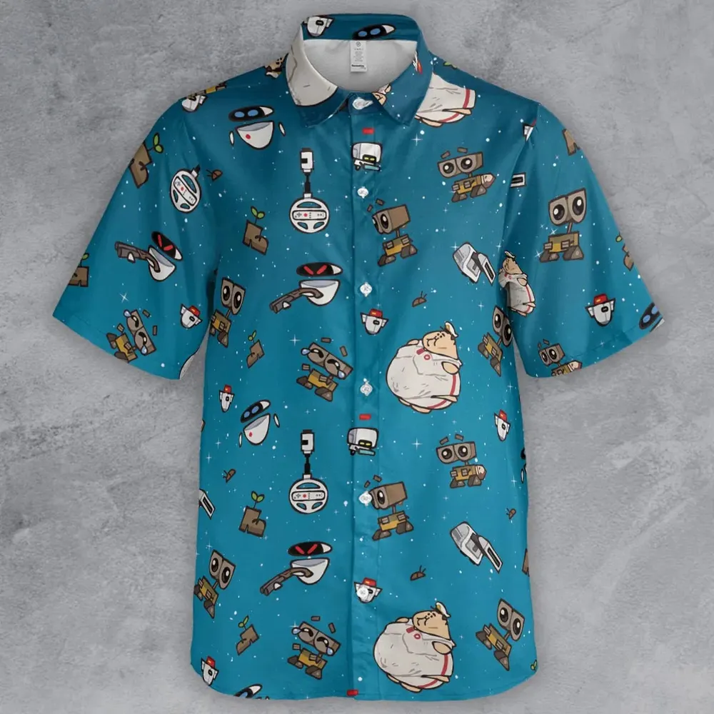 Space Vibes Wall-e Button Down Shirt - 2