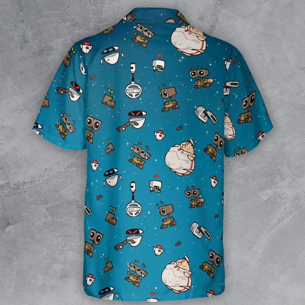Space Vibes Wall-e Button Down Shirt - 3