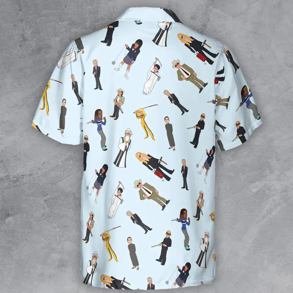 Tarantino Style Kill Bill Button Down Shirt - 3