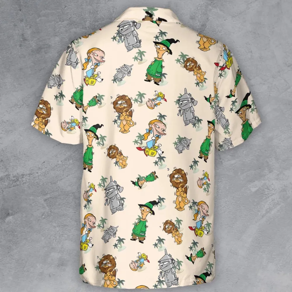 Cartoon Mashup Ed, Edd n Eddy Button Down Shirt - 3