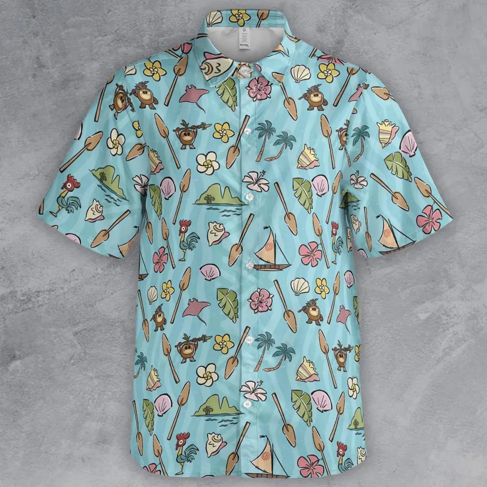 Ocean Vibes Moana Button Down Shirt - 2