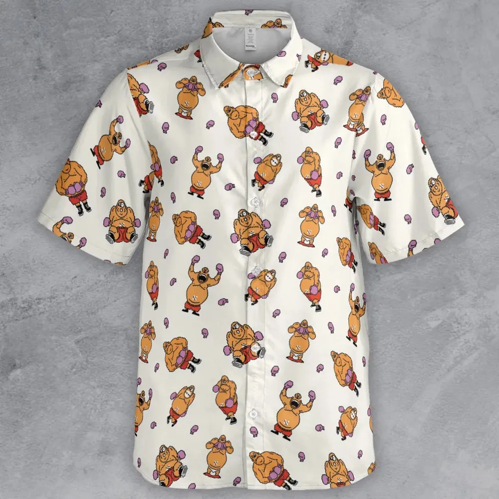 King Hippo Punch Out Button Down Shirt - 2