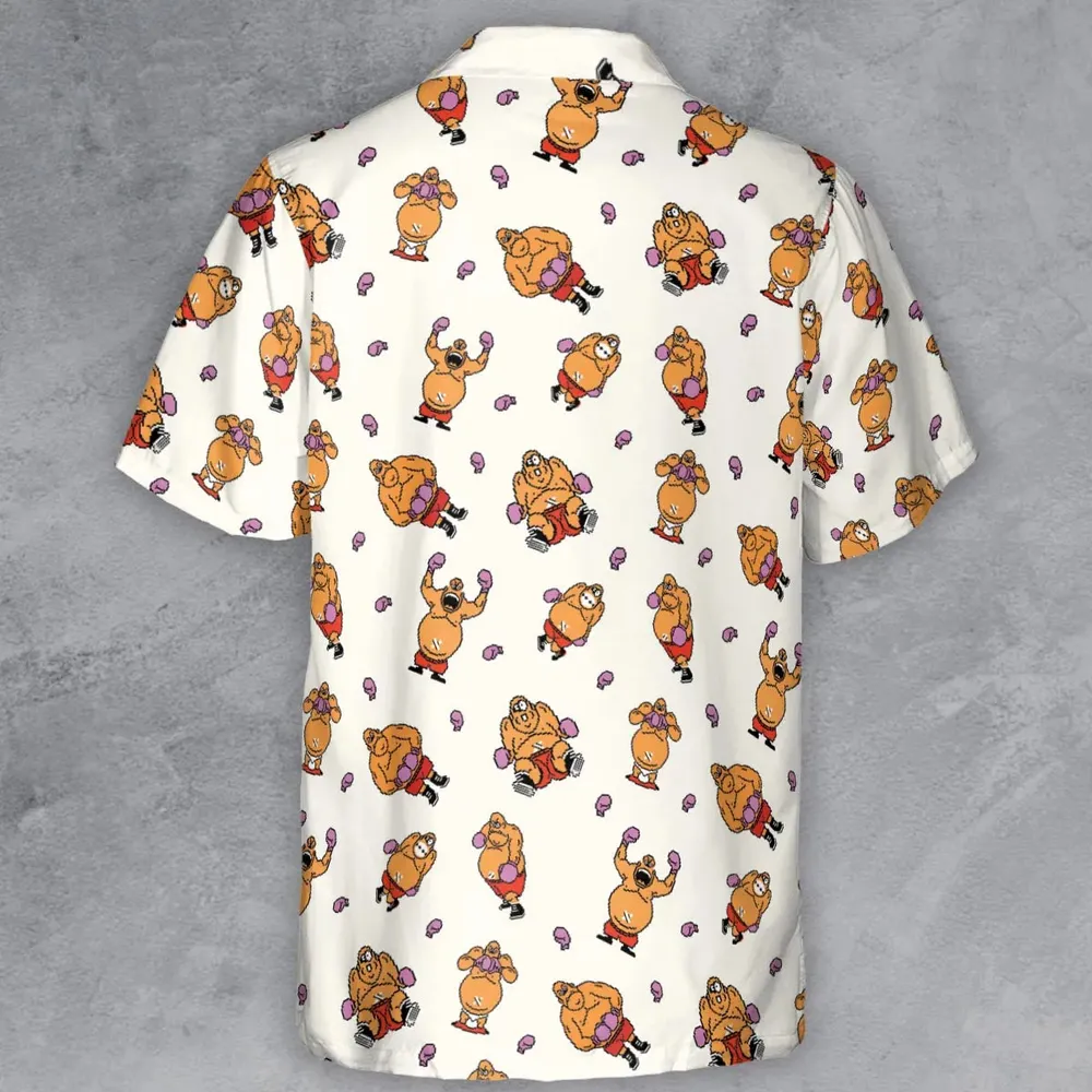 King Hippo Punch Out Button Down Shirt - 3