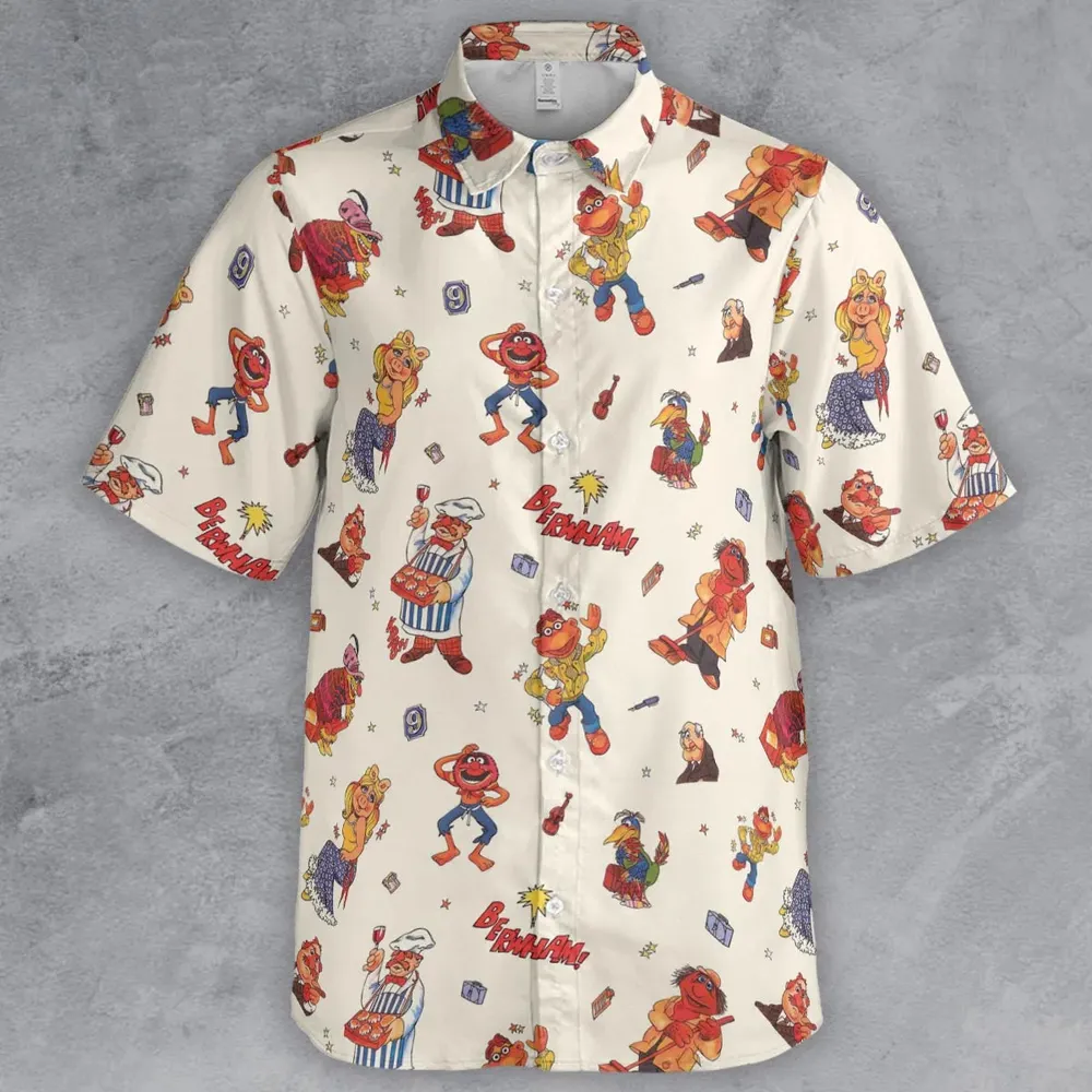 Backstage Inspired The Muppets Button Down Shirt - 2