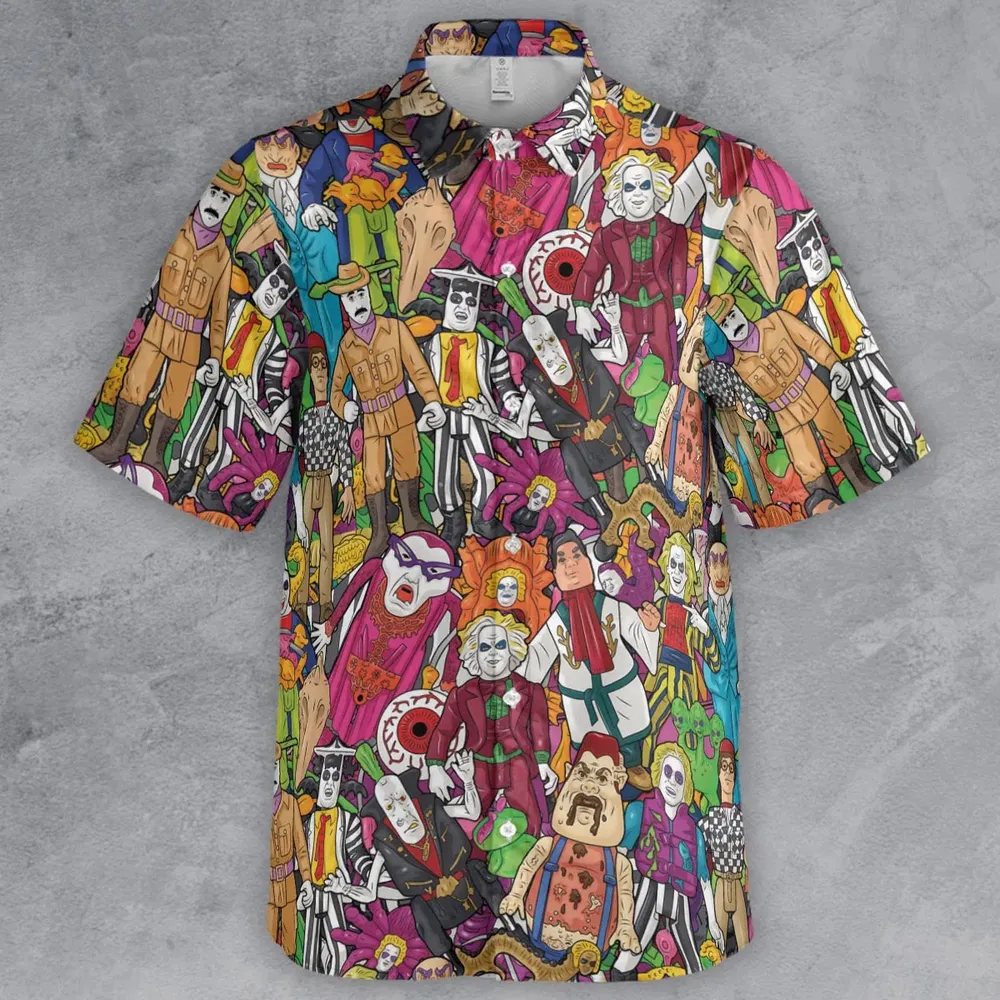 Beetlejuice Toybox Button Down Shirt - 2