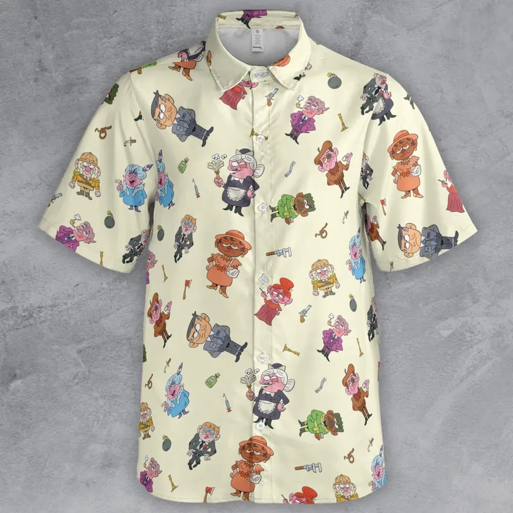 Board Game Drip Clue Button Down Shirt - 2