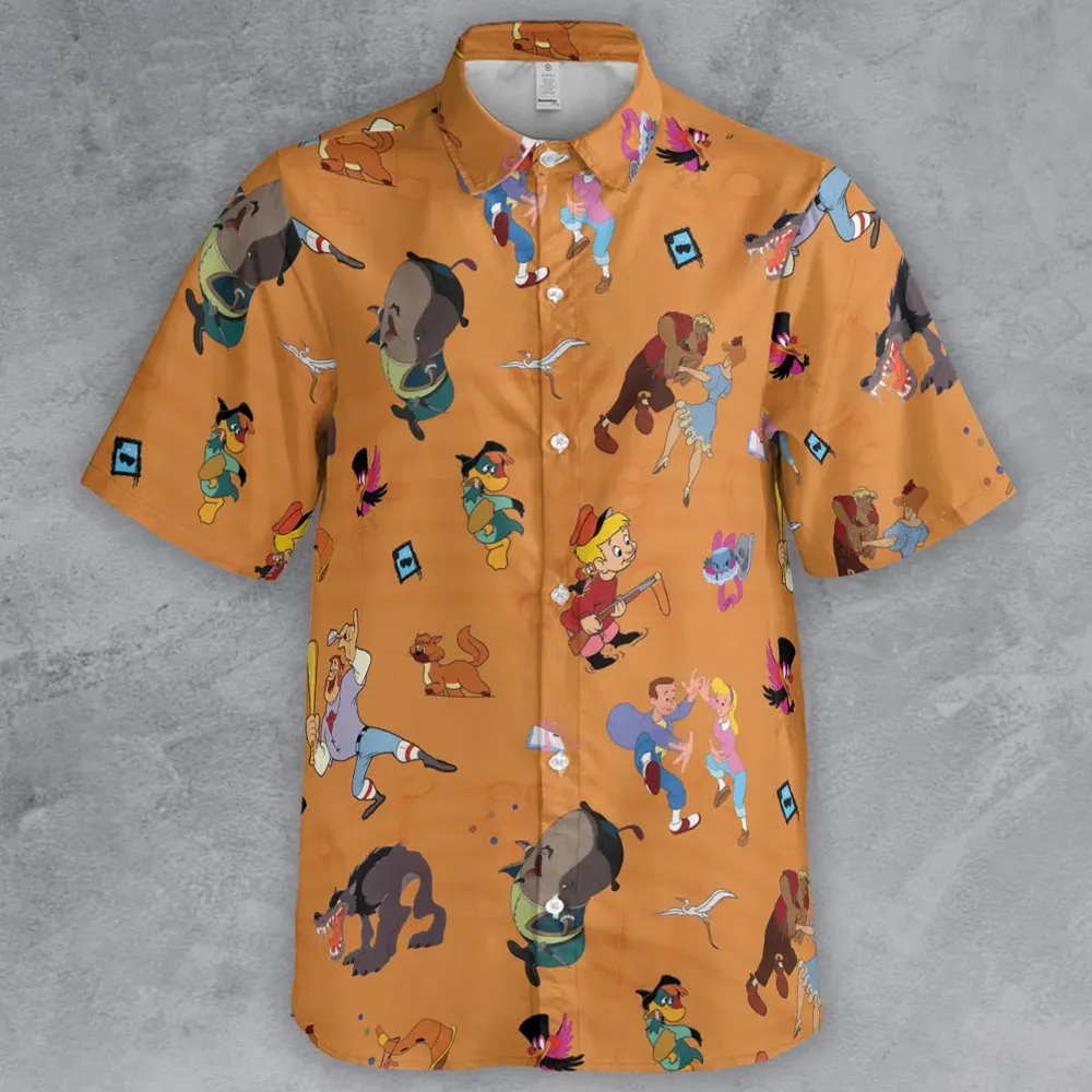 Make Mine Music Characters Button Down Shirt - 2