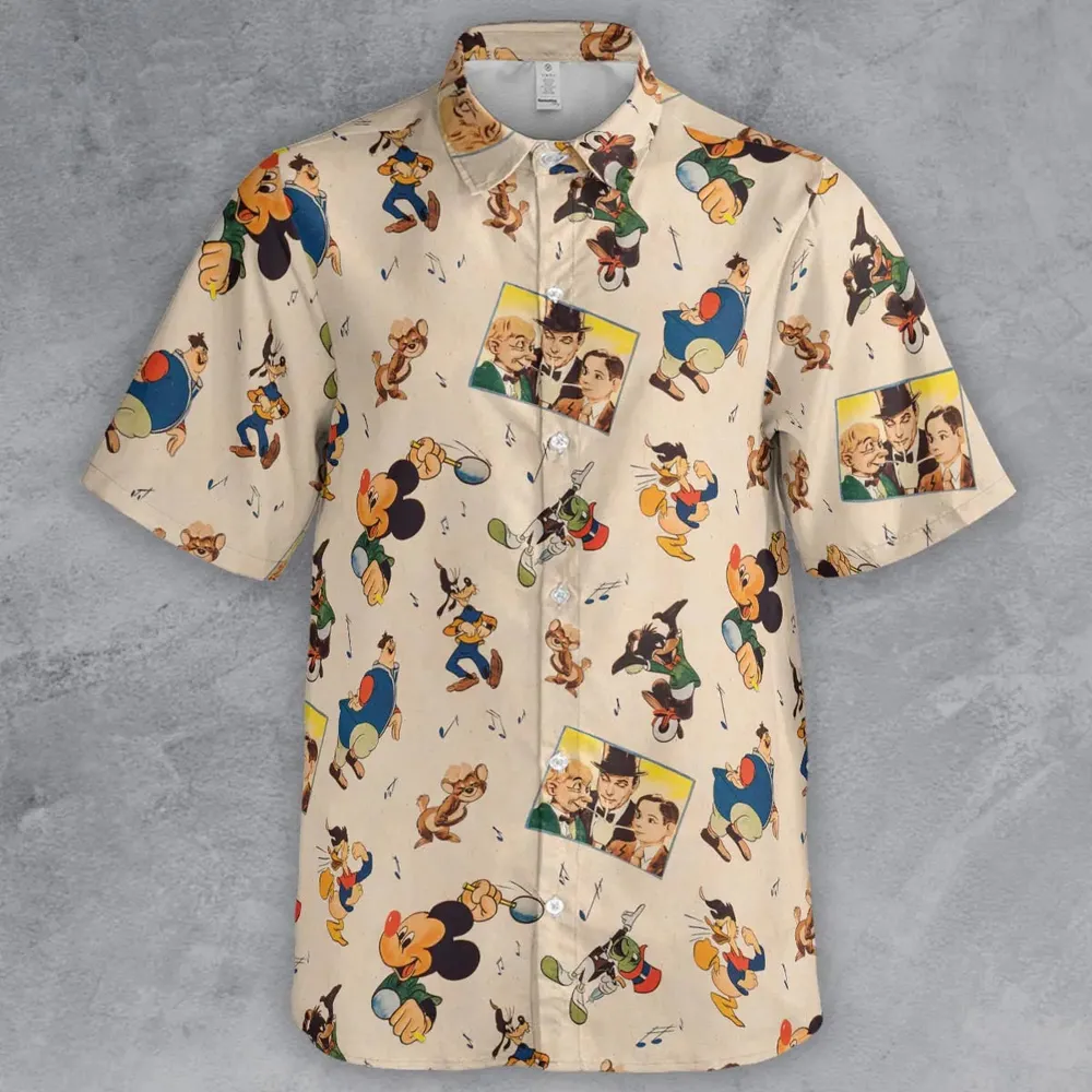 Fun And Fancy Free Characters Button Down Shirt - 2