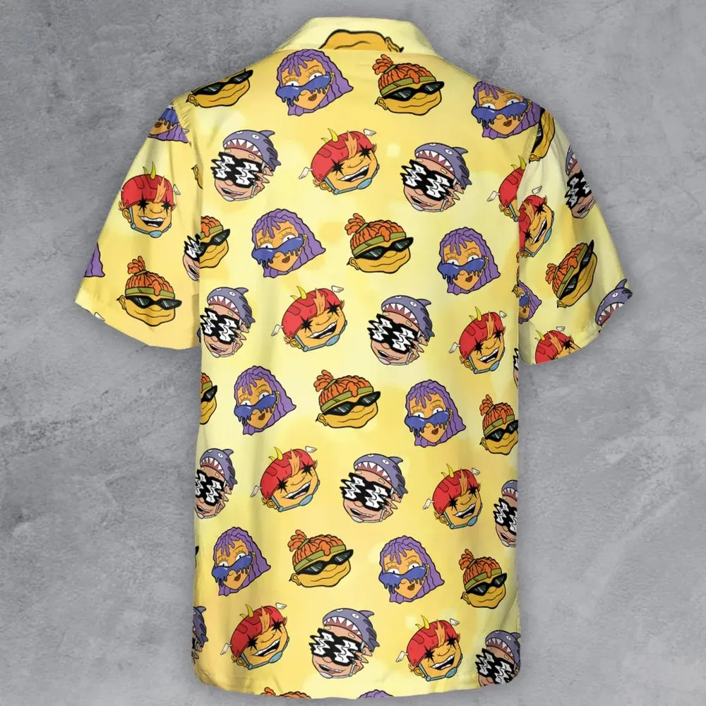 Stay Rad Rocket Power Button Down Shirt - 3