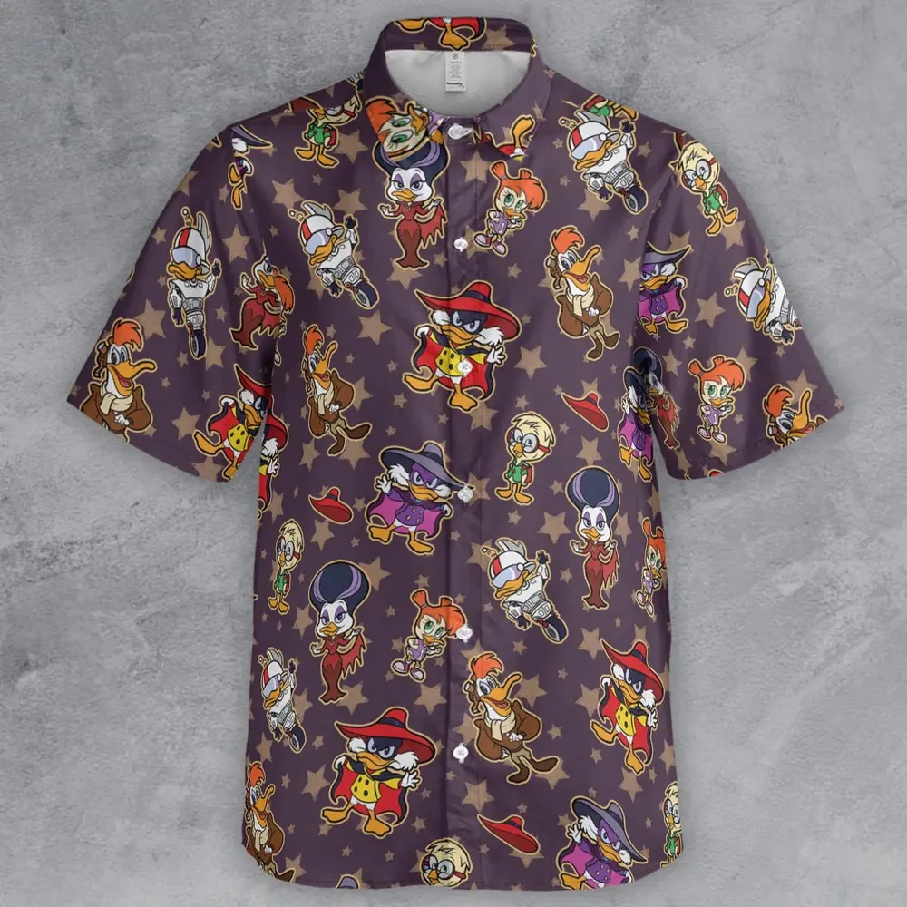 Duck Power Darkwing Duck Button Down Shirt - 2