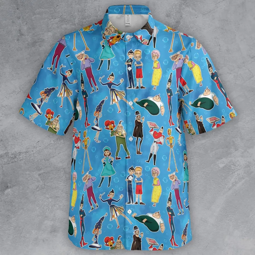 Keep Moving Forwards  Meet The Robinsons Button Down Shirt - 2