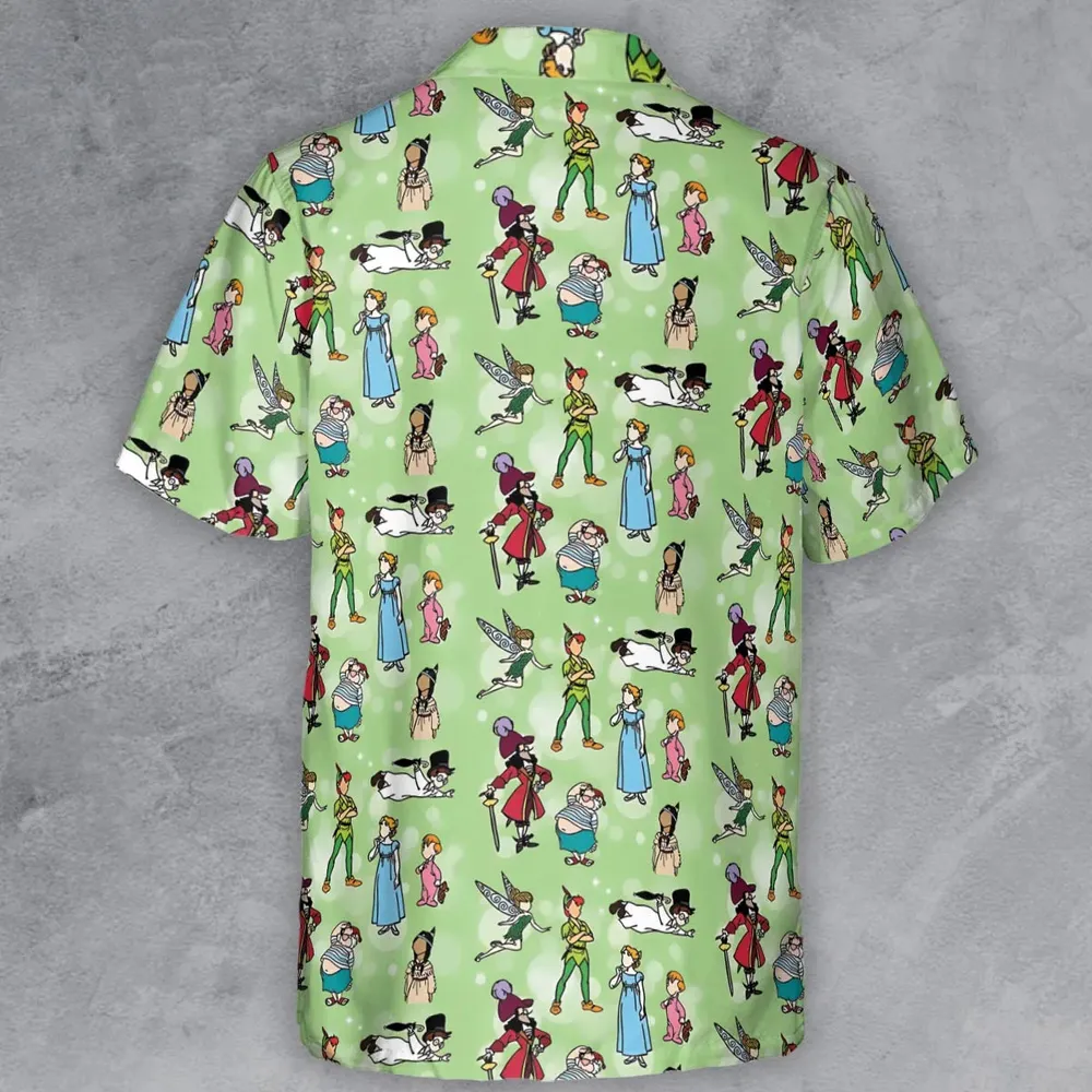 Neverland Doodles Peter Pan Button Down Shirt - 3