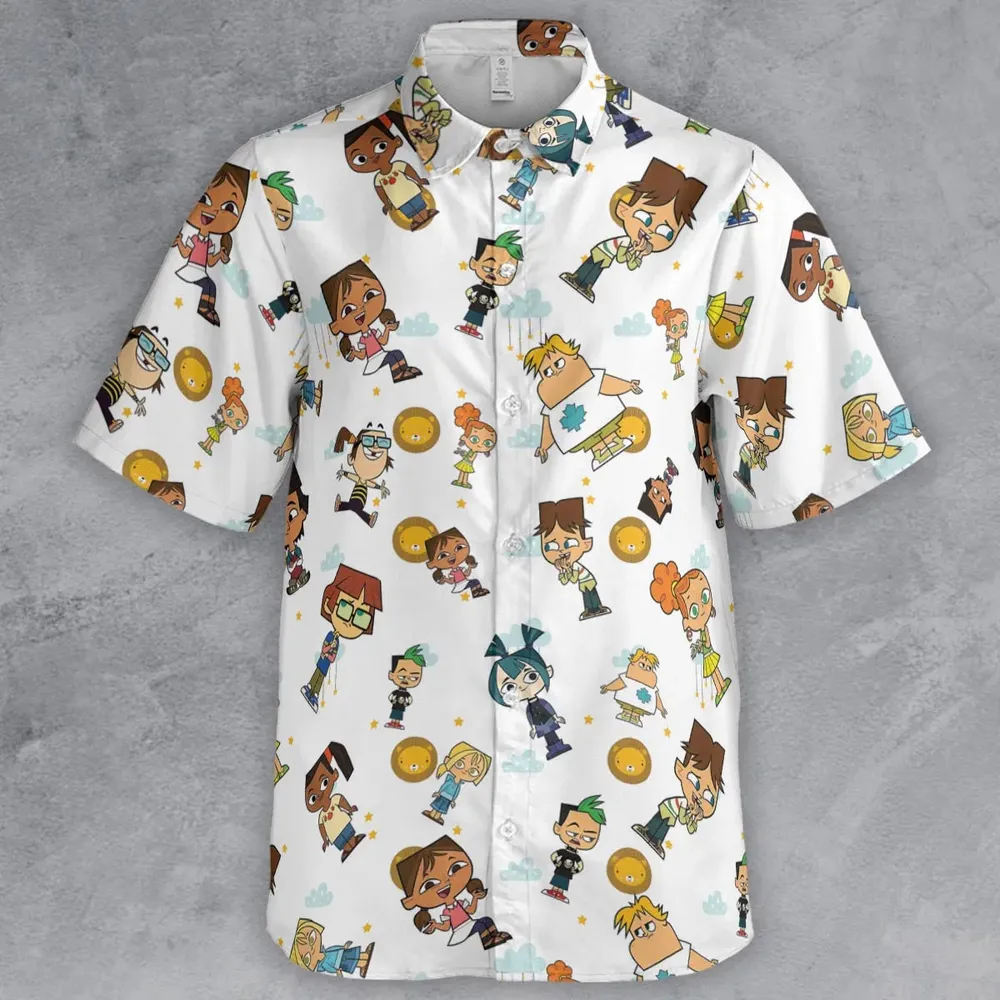 Drama Llamas Total Drama Button Down Shirt - 2